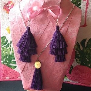 *IN STOCK* Purple and Silver set